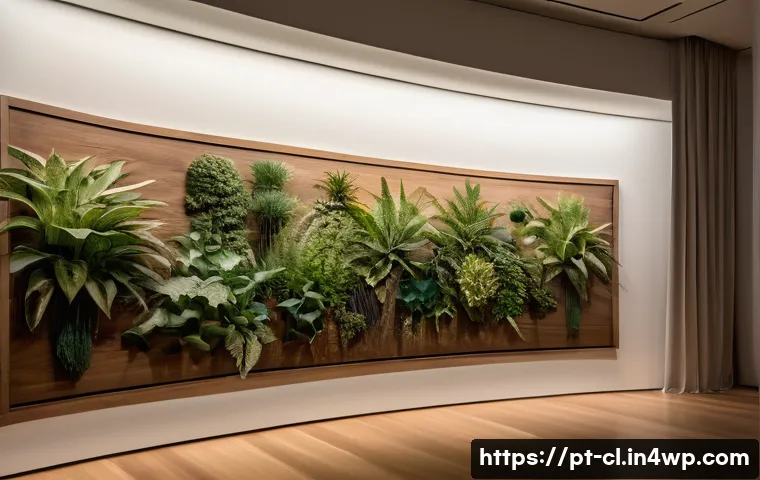 생체모방 예술의 보존 방법 - A close-up image of a delicate biomimetic artwork made from natural materials such as wood, plant fi...