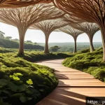 Home 18 생체모방 예술의 작품 기획서 작성법 - A detailed biomimetic art installation inspired by the intricate vein patterns of Brazilian Cerrado ...
